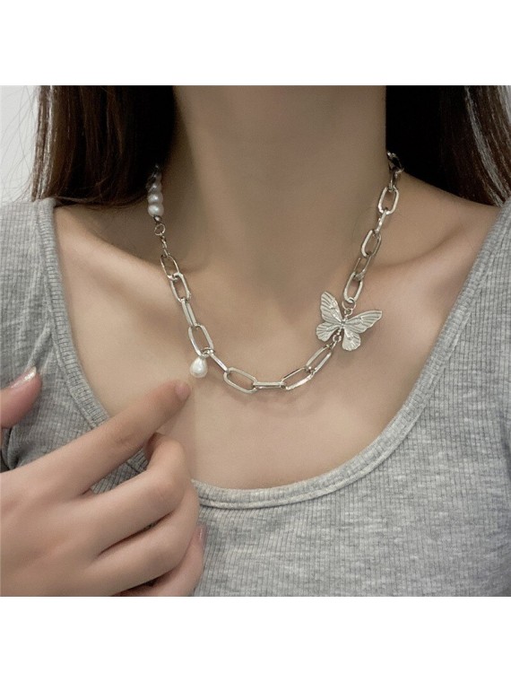 Колие верижка, пеперуди -...