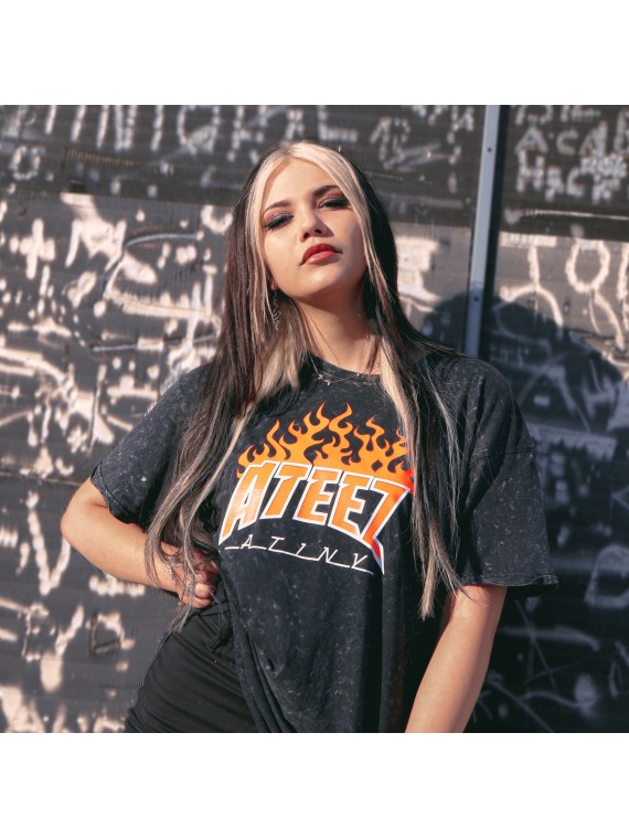ATEEZ Flame ATINY orange...