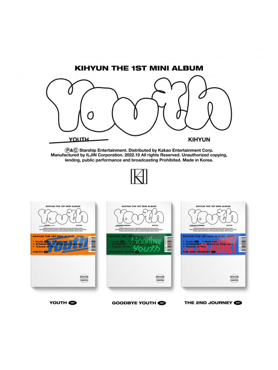 KIHYUN - YOUTH албум 1st...