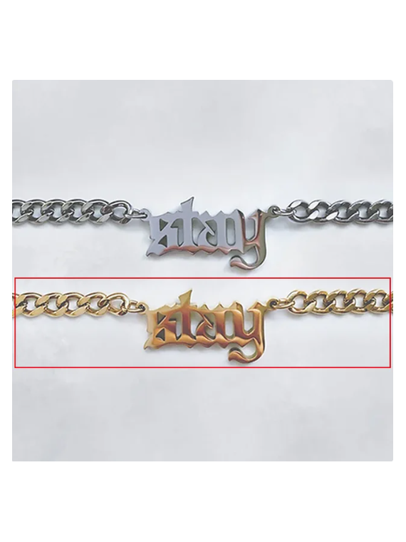 Stray Kids колие стомана SKZ