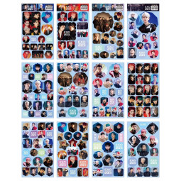 Стикери EXO OBSESSION 12 листа