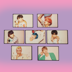 BTS Комплект 7 бр. картички...