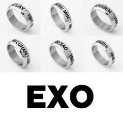 EXO Пръстен стомана | KPOP