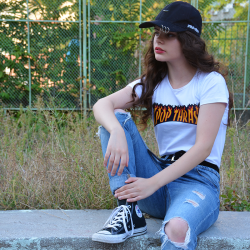 KPOP THRASH памучна тениска...