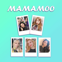 MAMAMOO 5бр. картички POLAROID