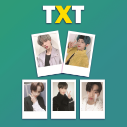 TXT 5бр. картички ПОЛАРОИД...